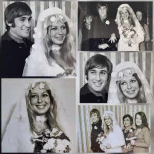 Wedding memoir collage