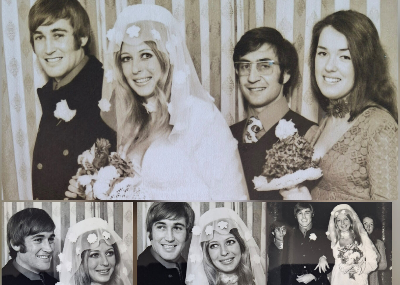 Wedding collage old
