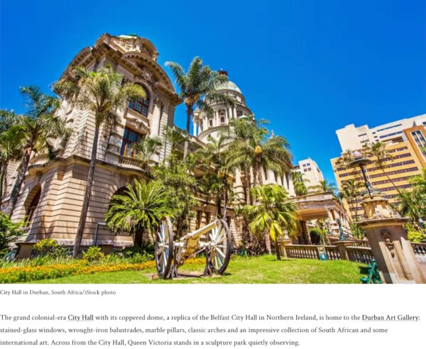 Durban City Hall for Silversea insider's guide by Wanda Hennig