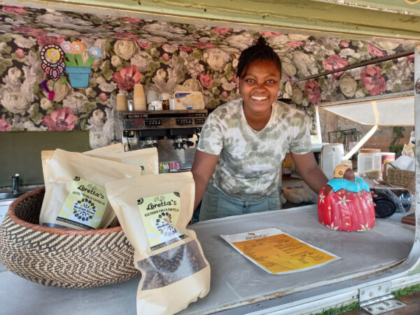 Loretta's Coffee caravan Victoria Falls